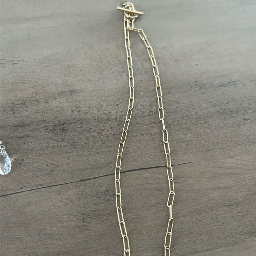 JCrew Factory paper clip necklace